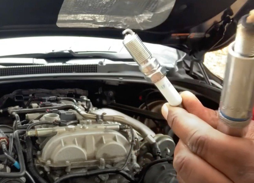 Spark plug replacement by Santa Ana Mobile Mechanic for Santa Ana customer.